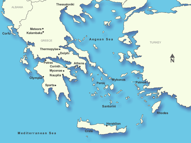 Greece Map